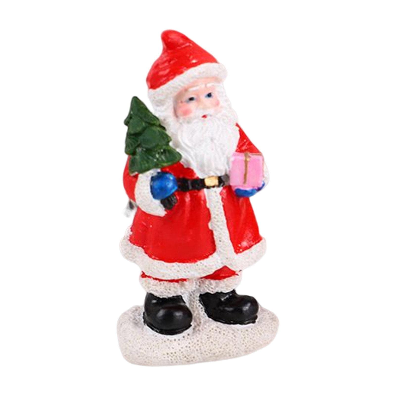 Amazon.co.jp: 5 ミニサンタフィギュア - ミニチュア サンタ クロース